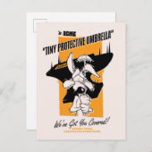 Carte Postale LOONEY TUNES™ | WILE E. COYOTE™ ACME Petit Paraplu (Devant / Derrière)