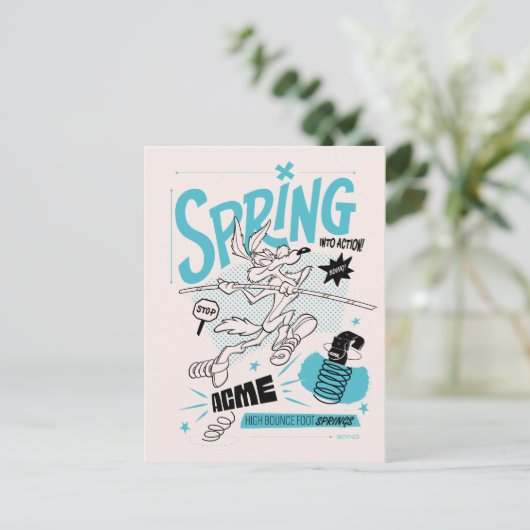 Carte Postale LOONEY TUNES™ | WILE E. COYOTE™ Entre en Action (Debout devant)