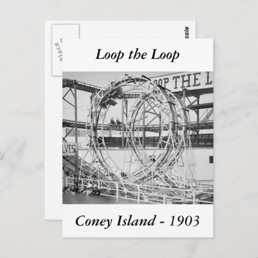 Carte Postale Loop the Loop, 1903 (Devant / Derrière)