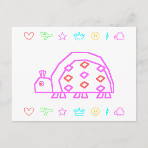 Carte Postale Loopzie Ladybug