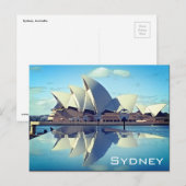 Carte Postale L'opéra de Sydney (Devant / Derrière)