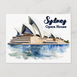 Carte Postale L'Opéra de Sydney : Élégance emblématique du port