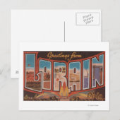 Carte Postale Lorain, OhioGrandes lettres ScènesLorain, OH (Devant / Derrière)