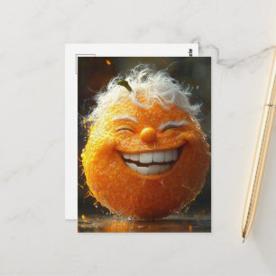 Carte Postale L'Orange Heureuse