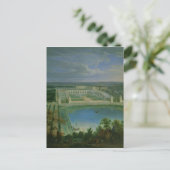 Carte Postale L'Orangerie et le Château de Versailles, 1696 (Debout devant)