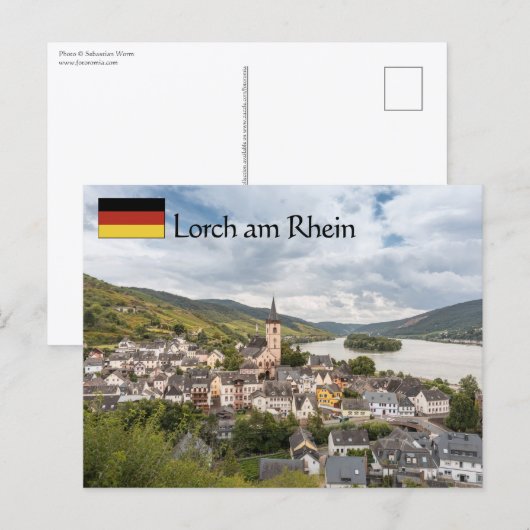 Carte Postale Lorch sur Rhin (Devant / Derrière)