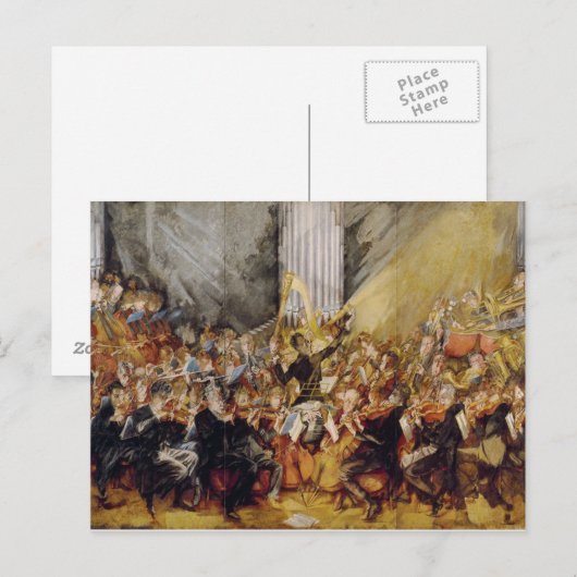 Carte Postale L'Orchestre (Devant / Derrière)