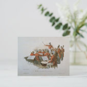 Carte Postale L'Orchestre Johann Strauss à un Court Ball (Debout devant)