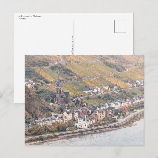 Carte Postale Lorchhausen Rheingau (Devant / Derrière)
