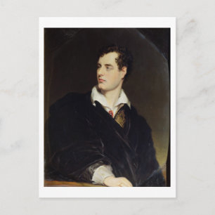 Carte Postale Lord Byron après un portrait peint par Thomas Phil
