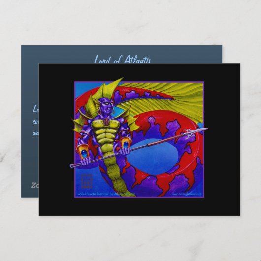 Carte Postale Lord d'Atlantis (Devant / Derrière)