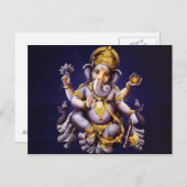 Carte postale Lord Ganesha (Devant / Derrière)