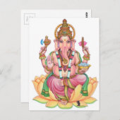 Carte Postale lord ganesha (Devant / Derrière)