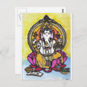 Carte Postale Lord Ganesha (Devant / Derrière)