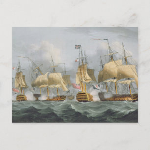 Carte Postale Lord Howe dans la Reine Charlotte, briser l'Ene