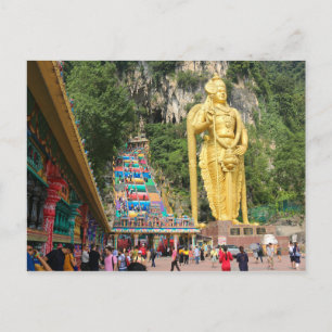Carte Postale Lord Murugan & escaliers à Batu Caves 5