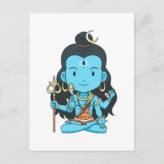 Carte postale Lord Shiva (Devant)
