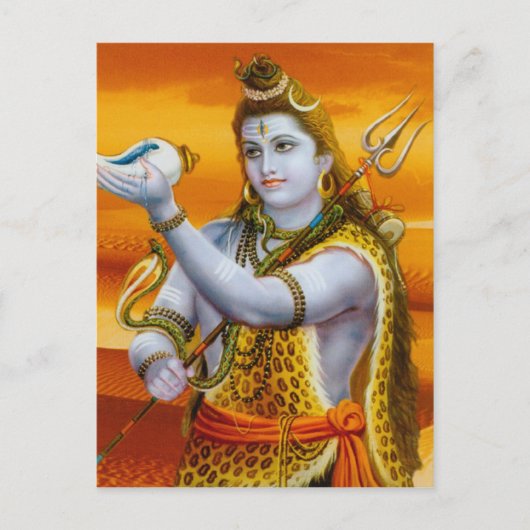 Carte Postale Lord Shiva (série de déités hindoues) (Devant)