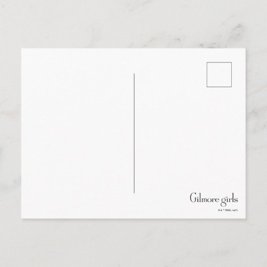 Carte Postale Lorelai et Rory assis dans la chambre (Dos)