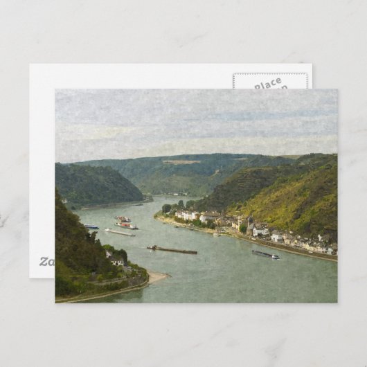 Carte Postale Lorelei (Devant / Derrière)