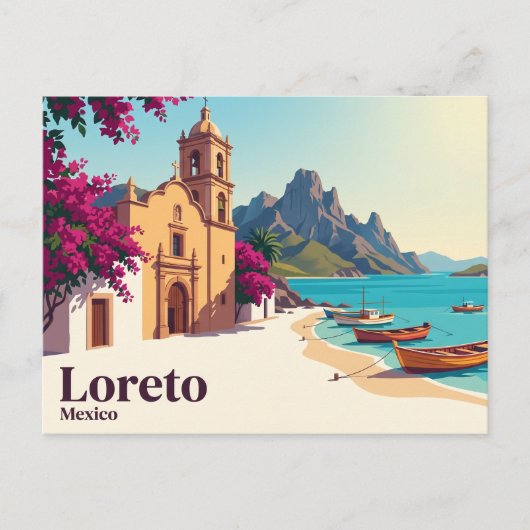 Carte Postale Loreto Mexique (Devant)