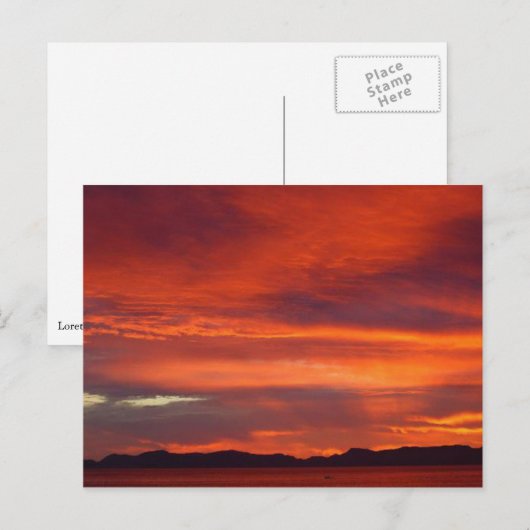 Carte postale Loreto Sunrise (Devant / Derrière)