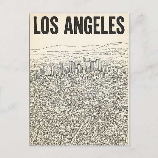 Carte Postale Los Angeles (Devant)