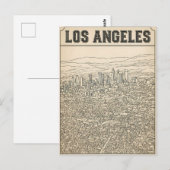 Carte Postale Los Angeles (Devant / Derrière)