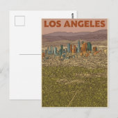 Carte Postale Los Angeles (Devant / Derrière)