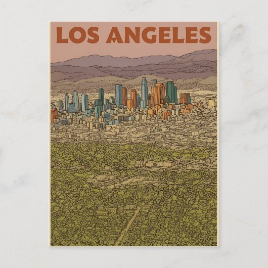 Carte Postale Los Angeles (Devant)