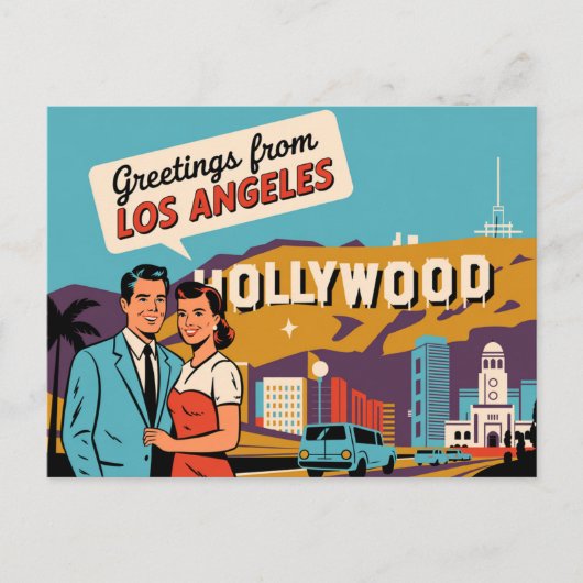 Carte Postale Los Angeles (Devant)