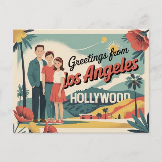 Carte Postale Los Angeles (Devant)