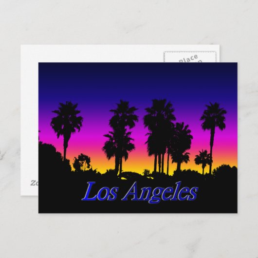 Carte Postale Los Angeles (Devant / Derrière)
