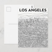 Carte Postale Los Angeles (Devant / Derrière)