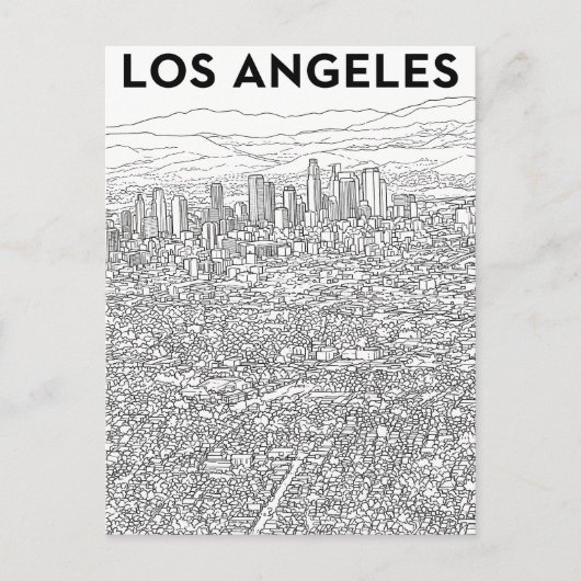 Carte Postale Los Angeles (Devant)