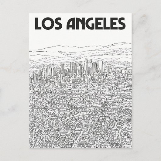 Carte Postale Los Angeles (Devant)