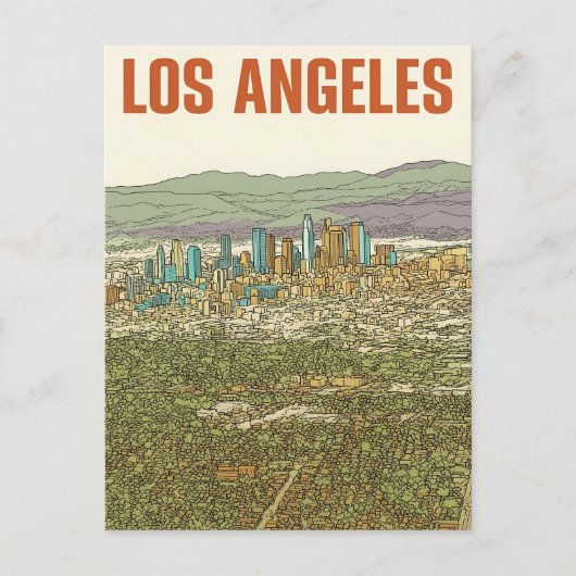 Carte Postale Los Angeles  (Devant)