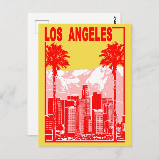 Carte Postale Los Angeles (Devant / Derrière)
