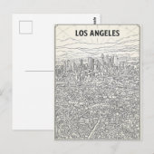 Carte Postale Los Angeles (Devant / Derrière)