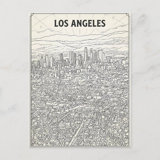 Carte Postale Los Angeles (Devant)
