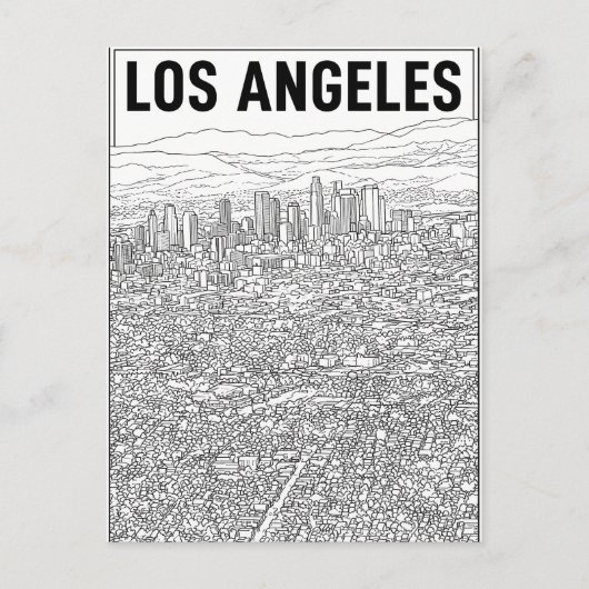Carte Postale Los Angeles (Devant)