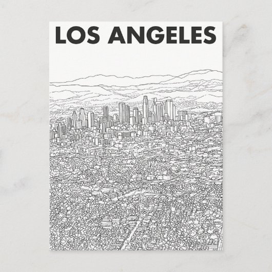Carte Postale Los Angeles (Devant)