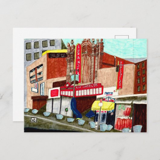 Carte Postale Los Angeles (Devant / Derrière)