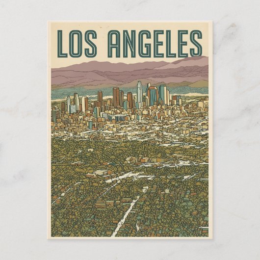 Carte Postale Los Angeles (Devant)