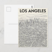 Carte Postale Los Angeles (Devant / Derrière)