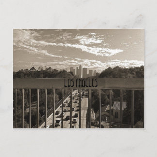 CARTE POSTALE LOS ANGELES BLACK&WHITE