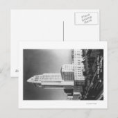 Carte Postale Los Angeles, CA Hôtel de Ville et Town View (Devant / Derrière)