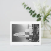 Carte Postale Los Angeles, CA Hôtel de Ville et Town View (Debout devant)