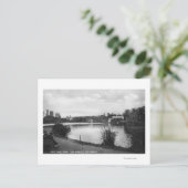 Carte Postale Los Angeles, CA West Lake Park City View (Debout devant)