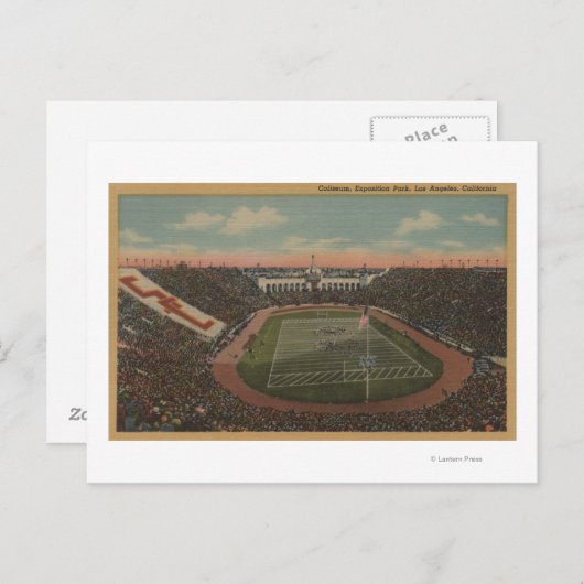 Carte Postale Los Angeles, CAColiseum à Exposition Park (Devant / Derrière)